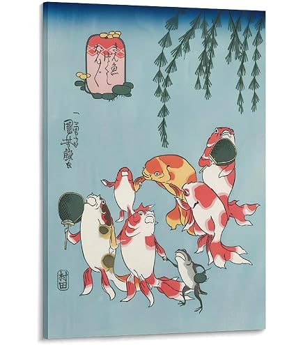Amazon.co.jp: 歌川広重 花鳥短冊傑作集 24枚揃 読売新聞 複製 浮世絵